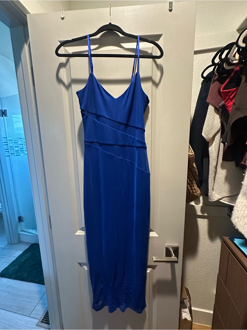 Royal Blue Midi Dress